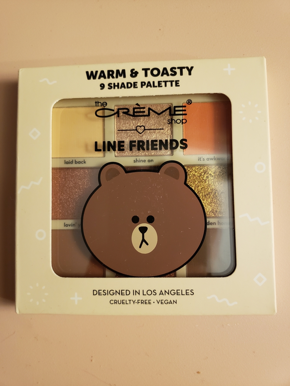 The Crème Shop Warm & Toasty 9 Shade Palette Eyeshadow Palette in Brown & Gold